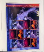 UNO Genf 1989-2013 Bogen Sammlung postfrisch in Leuchtturm Klemmbinder