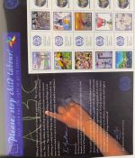 UNO Genf 1989-2013 Bogen Sammlung postfrisch in Leuchtturm Klemmbinder