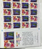 UNO Genf 1989-2013 Bogen Sammlung postfrisch in Leuchtturm Klemmbinder