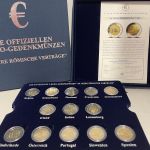 13 x 2 Euro 2007 - 50 Jahre Römische Verträge - im Schuber / Kassette