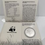 MONGOLEI - 25 TUKHRIK 1987 PP - SNOW LEOPARD SCHNEELEOPARD - 925 Silber WWF