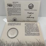 MONGOLEI - 25 TUKHRIK 1987 PP - SNOW LEOPARD SCHNEELEOPARD - 925 Silber WWF