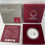 Österreich 10 Euro 2021 - Ritter BRÜDERLICHKEIT - Silber PP - Etui original