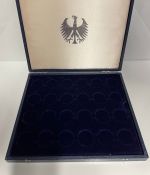 Münzkassette Schatulle für 48 x 10 Euro Münzen ohne Kapseln gebraucht