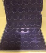 Münzkassette Schatulle für 48 x 10 Euro Münzen ohne Kapseln gebraucht