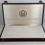 Kanada 14 x 5 + 14 x 10 Dollars - Olympiade Montreal 1976 - 925er Silber - Box