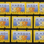 Bund, ATM 3.3 TS2 postfrisch - komplett alle mit vierstelliger Zählnummer!