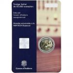 ANDORRA 2 Euro 2016 - 25 Jahre Radio und Fernsehen - original OVP in Coincard