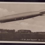 Zeppelin Postkarte LZ 127 Fahrt nach Leipzig/Görlitz 1930 Sieger 91 Bb