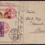 Zeppelin Postkarte LZ 127 Kurzfahrt in die Schweiz 1930 Sieger 95