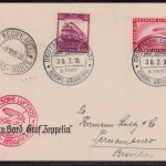 Zeppelin Brief LZ 127 9. Südamerikafahrt 1935 Bordpost Sieger 313 A
