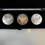 RUSSLAND Medaille 300 Jahre russische Marine Schwarzmeerflotte - stempelglanz