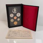 Kanada 1991 KMS Kursmünzensatz PP Coin Set Proof 1 Dollar Silber (2,91 CAD)