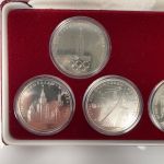 SOWJETUNION Münzen 1977-80 Olympiade 1980 - 6x 1 Rubel - st