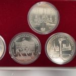 SOWJETUNION Münzen 1977-80 Olympiade 1980 - 6x 1 Rubel - st