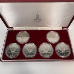 SOWJETUNION Münzen 1977-80 Olympiade 1980 - 6x 1 Rubel - st