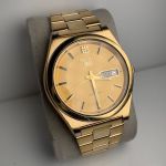 SEIKO 5 Automatic 21 Jewels 39mm - Day Date Funktion - Vintage - vergoldet