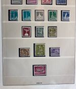BERLIN 1949-1990 Sammlung postfrisch komplett Lindner Vordruck in 2 Ringbindern