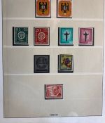 BERLIN 1949-1990 Sammlung postfrisch komplett Lindner Vordruck in 2 Ringbindern