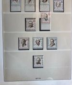 BERLIN 1949-1990 Sammlung postfrisch komplett Lindner Vordruck in 2 Ringbindern