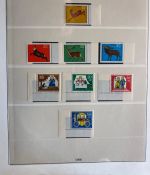 BERLIN 1949-1990 Sammlung postfrisch komplett Lindner Vordruck in 2 Ringbindern