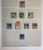 BERLIN 1949-1990 Sammlung postfrisch komplett Lindner Vordruck in 2 Ringbindern