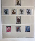 BERLIN 1949-1990 Sammlung postfrisch komplett Lindner Vordruck in 2 Ringbindern