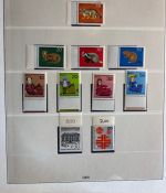 BERLIN 1949-1990 Sammlung postfrisch komplett Lindner Vordruck in 2 Ringbindern