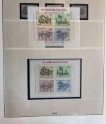 BERLIN 1949-1990 Sammlung postfrisch komplett Lindner Vordruck in 2 Ringbindern
