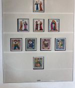 BERLIN 1949-1990 Sammlung postfrisch komplett Lindner Vordruck in 2 Ringbindern