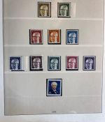 BERLIN 1949-1990 Sammlung postfrisch komplett Lindner Vordruck in 2 Ringbindern