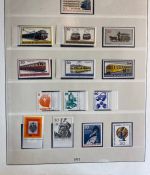 BERLIN 1949-1990 Sammlung postfrisch komplett Lindner Vordruck in 2 Ringbindern