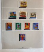 BERLIN 1949-1990 Sammlung postfrisch komplett Lindner Vordruck in 2 Ringbindern