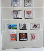 BERLIN 1949-1990 Sammlung postfrisch komplett Lindner Vordruck in 2 Ringbindern