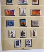 BERLIN 1949-1990 Sammlung postfrisch komplett Lindner Vordruck in 2 Ringbindern