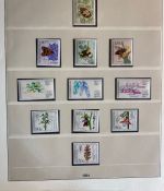 BERLIN 1949-1990 Sammlung postfrisch komplett Lindner Vordruck in 2 Ringbindern