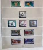 BERLIN 1949-1990 Sammlung postfrisch komplett Lindner Vordruck in 2 Ringbindern
