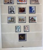 BERLIN 1949-1990 Sammlung postfrisch komplett Lindner Vordruck in 2 Ringbindern