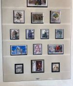 BERLIN 1949-1990 Sammlung postfrisch komplett Lindner Vordruck in 2 Ringbindern