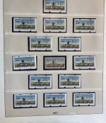 BERLIN 1949-1990 Sammlung postfrisch komplett Lindner Vordruck in 2 Ringbindern