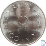 SCHWEIZ 5 Franken 1963 - 100 Jahre Internationales Rotes Kreuz