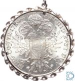 Maria Theresia Taler 1780 mit Fassung und Anhänger - wunderschön!