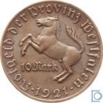 Notgeld Westfalen, 10 Mark 1921, Minister von Stein, Bronze, Jäger N13
