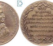 Nürnberg, Stadt - Martin Luther Medaille 1817 - 300 Jahre Reformatin -Henkelspur