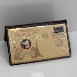 Numisbrief USA 1977 Der erste Atlantikflug von Charles Lindbergh Silbermedaille