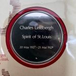 Numisbrief USA 1977 Der erste Atlantikflug von Charles Lindbergh Silbermedaille