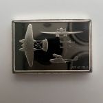 50x 2g SILBERBARREN - Sammlung berühmter Flugzeuge - 925 Silber + Infobroschüre