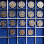 18x UdSSR Sowjetunion / Russland - 12 x 5 Rubel, 3 x 3 Rubel, 3 x 1 Rubel