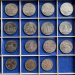 18x UdSSR Sowjetunion / Russland - 12 x 5 Rubel, 3 x 3 Rubel, 3 x 1 Rubel