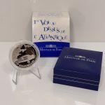 FRANKREICH 10 Francs 1996 - 75 Jahre Transatlantikflug - 900 Silbermünze PP